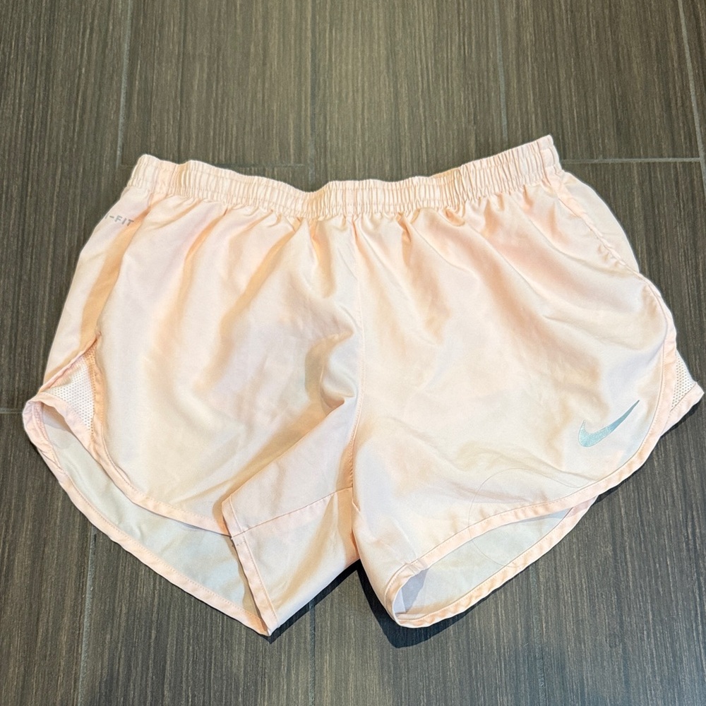 Nike Women's Light Peach Athletic Shorts